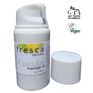 Massage oil for tired and aching muscles