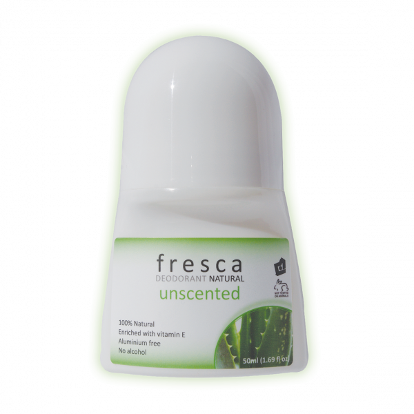 Fresca Natural Unscented deodorant is fragrance free. Enriched with Vitamin E, a high powered anti-oxidant to help detox your armpits.