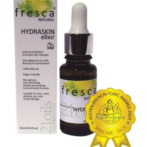 Fresca Natural Hydraskin Elixir. Award winning facial serum.