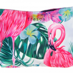 Fresca's Cotton Cosmetic Bag. Size 21.5cm x 14.5cm. Holds three deodorants.